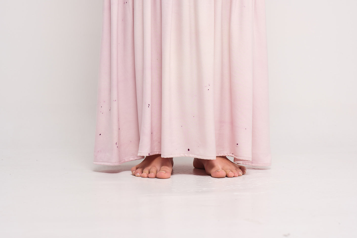 Carmine satin dress