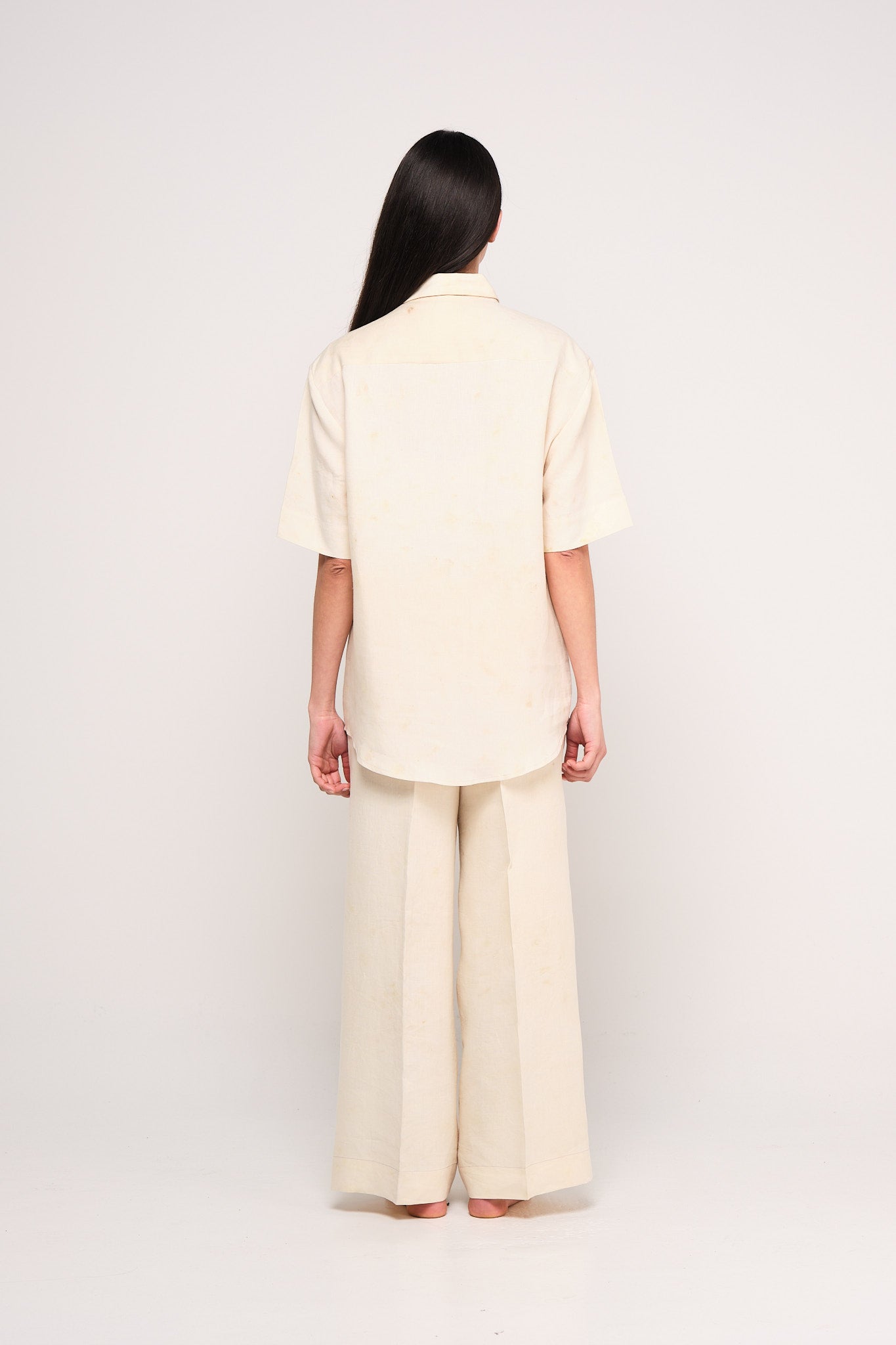 Mallow linen tailored trousers