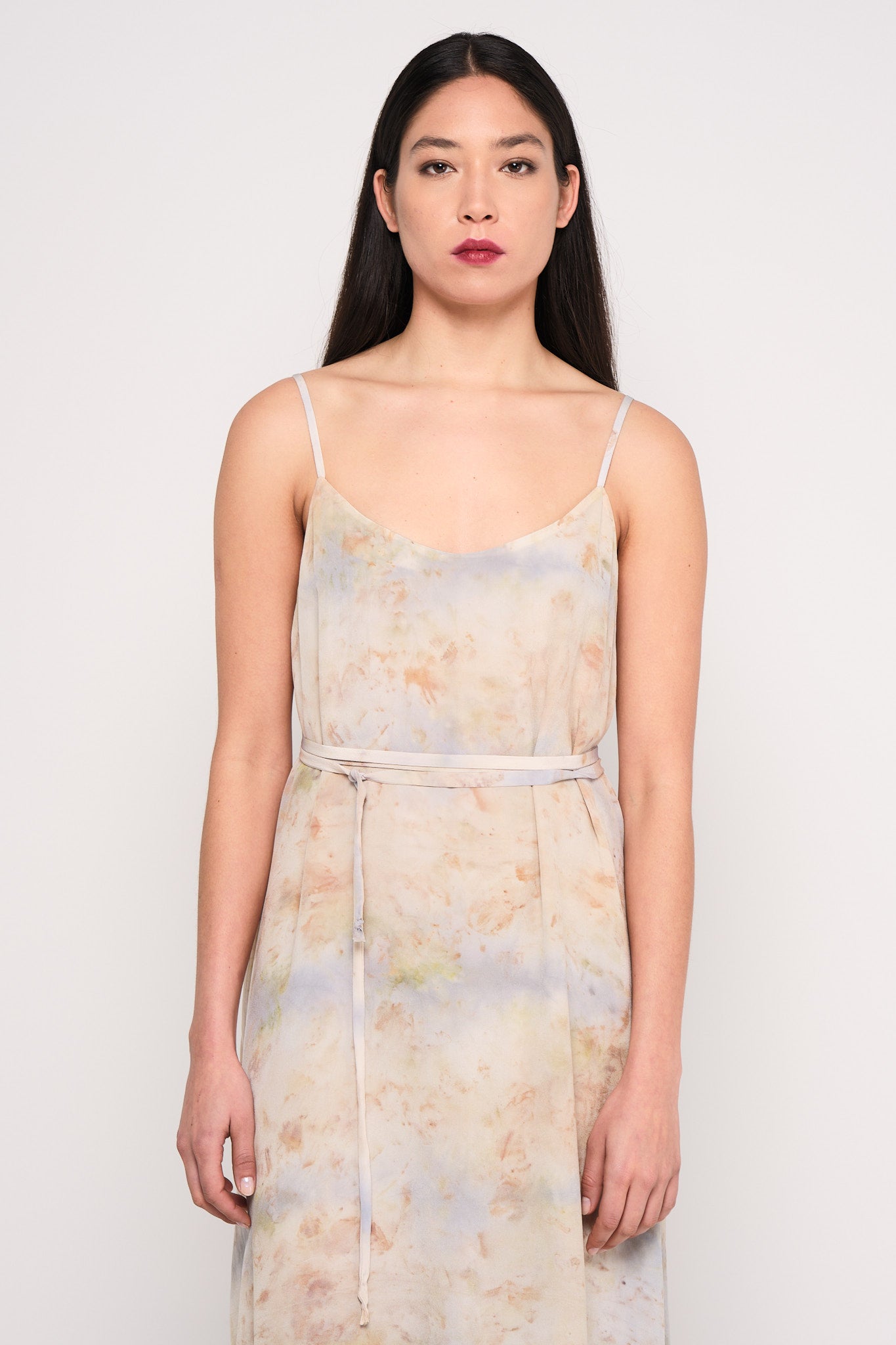 Camellia silk slip dress