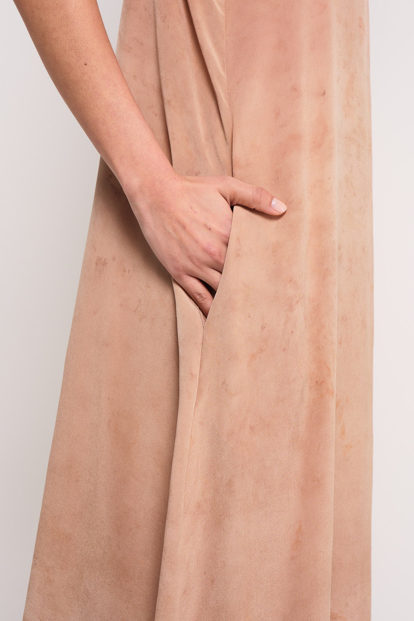 Hibiscus silk slip dress